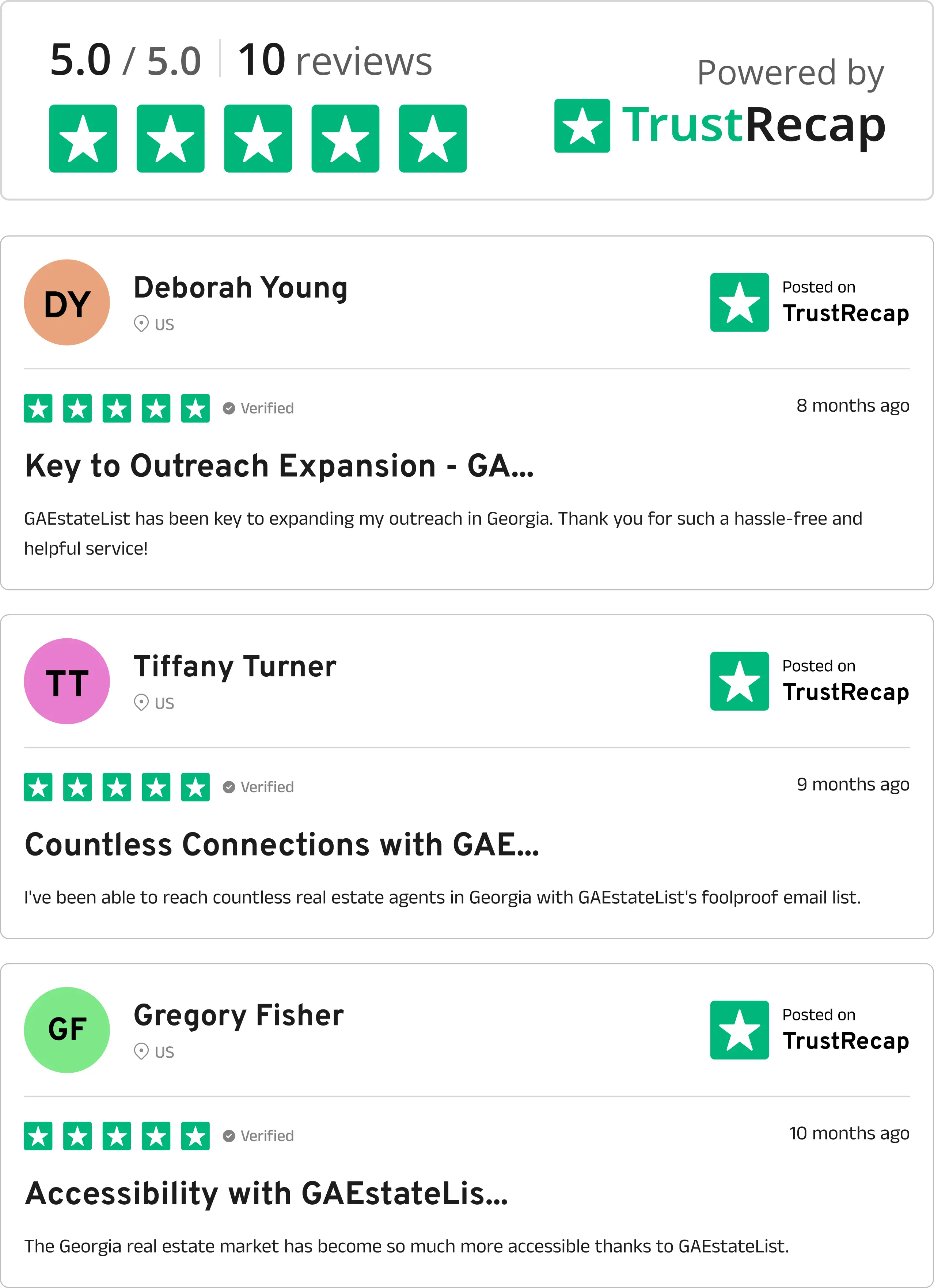 Review Widget